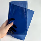 Transparent PVC Faux Leather Sheets, Glossy Waterproof Clear Vinyl Fabric - Image 5