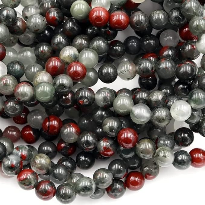 Zenkeeper 116 Pcs African Bloodstone Beads - Image 3