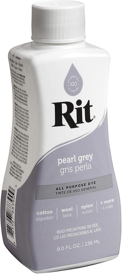 Rit Liquid Dye, Pearl Gray 8oz - Image 2