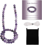 6mm Matte Amethyst Bead, 15-Inch Matte Round Loose Stone Beads by THRELE