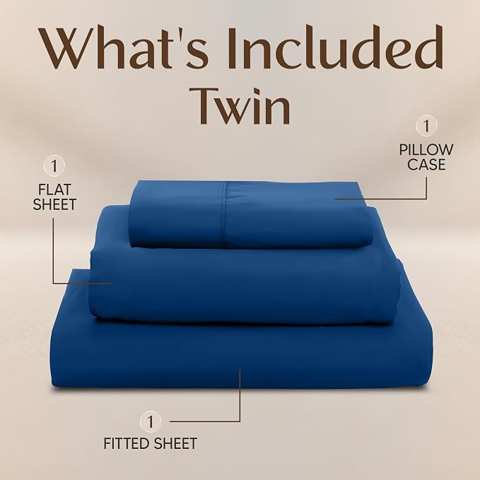 Utopia Bedding Twin Sheet Set – 3 Piece Bed Sheets - Image 3
