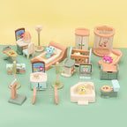 BananMelonBM 50 Pack Kids Little Dollhouse Furniture Set Toys House Big Dreams - Image 5