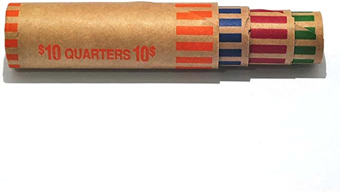 L LIKED 256 Assorted Preformed Coin Wrappers Rolls - Image 5