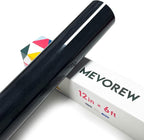 Flocked HTV Heat Transfer Vinyl, Flocked Iron on Vinyl by MEVOREW