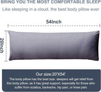 DOWNCOOL Large Body Pillow Insert- Breathable Full Body Pillow - Image 6