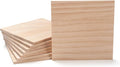 Wooden Blocks for Crafts, 6″ X 6″ Wood Blocks Squares for Crafts1/4″ Thick by Coowayze
