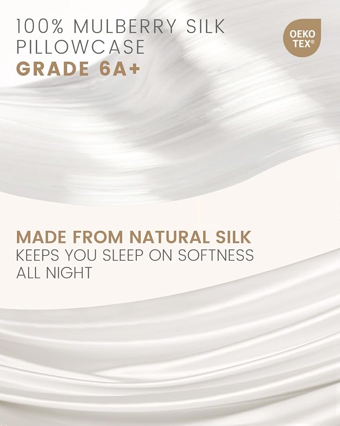 THXSILK Set of 2 100% Silk Pillowcase - Image 2