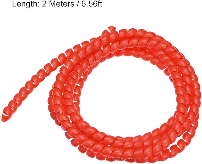 uxcell Flexible Spiral Tube Wrap Cable Management Sleeve 8mm X 10mm Computer - Image 2