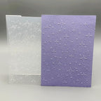 3D Plastic Embossing Folder Template Beautiful Stars Texture 4.13x5.71 Inch by Unknown