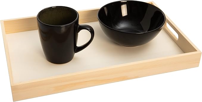 Wooden Nested Serving Trays, Unfinished Rectangle Trays - Image 4