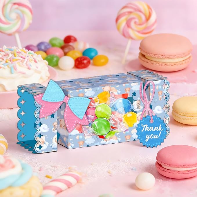 3D Candy-Shaped Box Metal Cutting Dies Treat Box Die Cuts Carbon Steel Stencils - Image 3