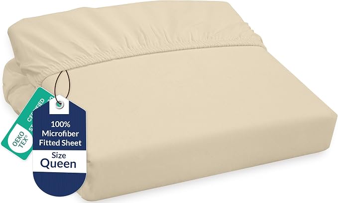 Royale Linens Fitted Sheet Queen by ROYALELINENS
