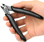 Small Wire Cutters 5-Pack Diagonal Flush Cutters 5" Black | - Image 5