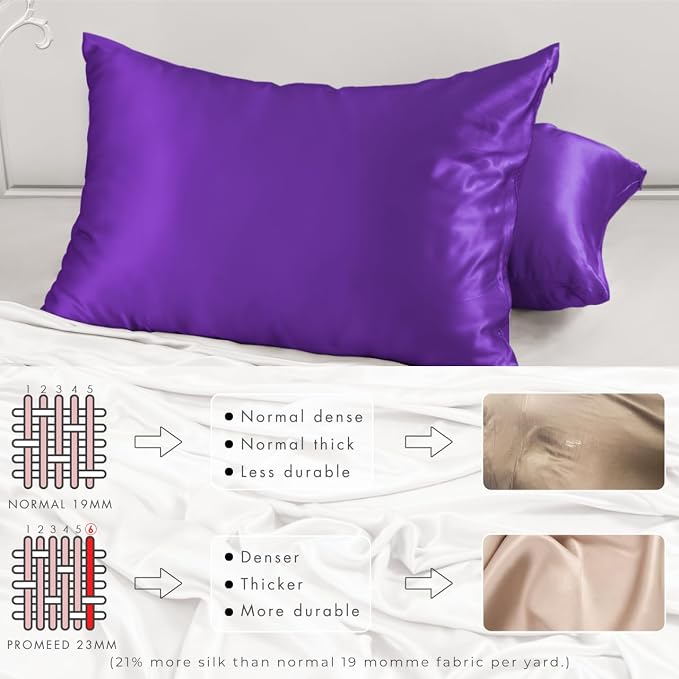 PROMEED 23 Momme Kids Silk Pillowcase 2 Pack - Image 4