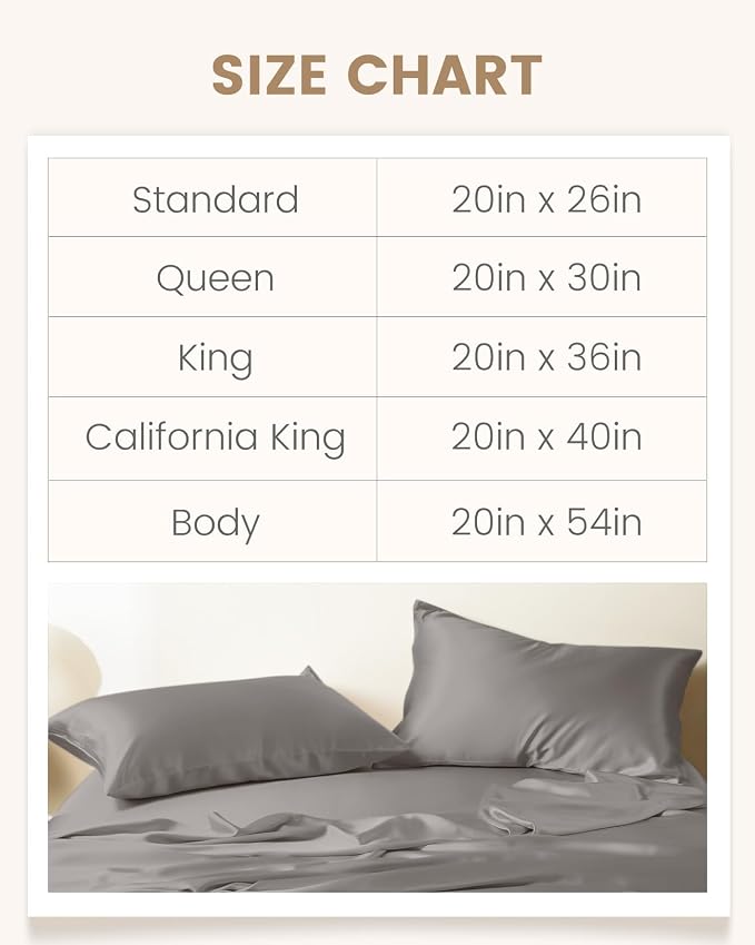 THXSILK Set of 2 100% Natural Mulberry Silk Pillowcase - Image 9