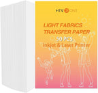 HTVRONT Heat Transfer Paper for Light T Shirts by HTVRONT