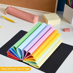 5x7in 12 Colors Paper Sketchbook, 80gsm Spiral Bound Art Journal Sketchbook - Image 3