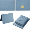 50 Pack Dusty Blue A6 Envelopes by Toperd