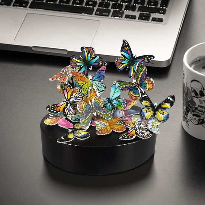 Desk Sculpture Butterflies Desktop Stress Relief Toy Fidget Toy - Image 4