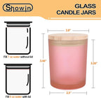 SHOWIN Thick Candle Jars for Making Candles 16 Pcs, 7 OZ Empty Jars - Image 4