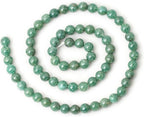 60PCS 6mm Natural African Jade Gemstone Round Loose Beads - Image 2