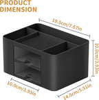 Marbrasse Pen Organizer with 2 Drawer, Desk Organizers and Accessories with 5 - Image 4