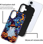 Case for iPhone 16, Scratch Resistant Hybrid Double Layer Hard Shell，Halloween - Image 2