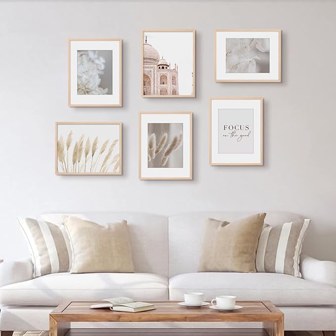 11x14 Picture Frame, OAK Wood Photo Frame 8x10 - Image 7