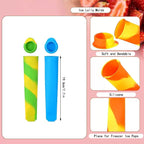 9 large-sized multi-color silicone ice cube molds, suitable - Image 2