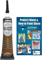 Glass Paint Outliner Gold Leading: Permanent Bake Bonding Technology, Create by DIYGateway