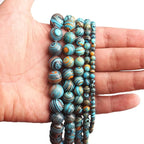 Zenkeeper 108 Pcs Blue Malachite Beads - Image 3