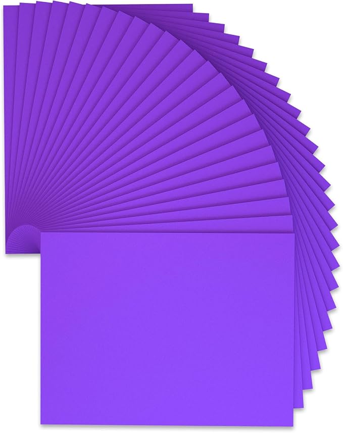 9 x 12 Inch Purple Foam Sheets Crafts, 2mm Thick. 25 Pack Premium Purple Foam by Do%C2%B2ping