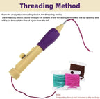 Punch Needle Embroidery Set Embroidery Needle Punch - Image 4