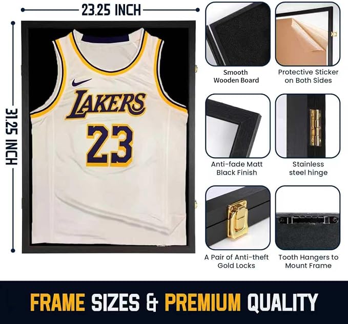 Jersey Wooden Frame Display Case -Shadow Box - Image 7