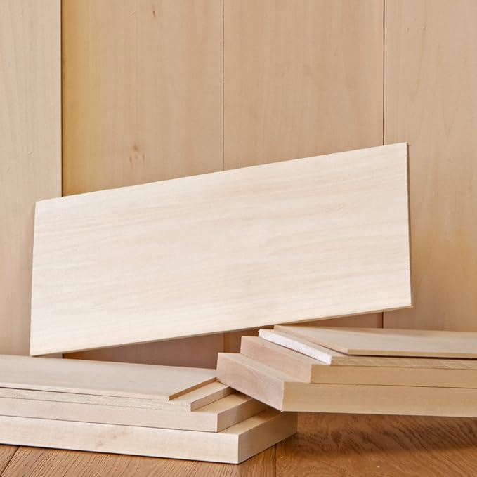 3/4” x 8” x 12” Basswood Solid Hardwood Unfinished - Image 2
