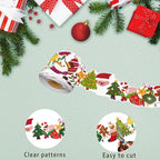 69 Ft Christmas Bulletin Board Border，Santa Claus Christmas Tree Trim Border - Image 3