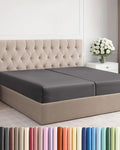 Split King Fitted Bed Sheet by CGKUnlimited