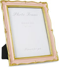 Cuspin 8x10 Vintage Picture Frame Pink and Gold Frames, Elegant Ornate Pink by Cuspin