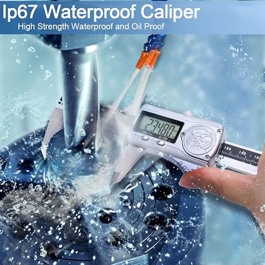 Kynup Caliper Measuring Tool IP67 Waterproof, Digital Caliper Outside Micrometer - Image 2