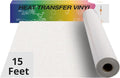 HTVRONT Rainbow White Glitter HTV by HTVRONT
