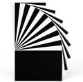 Heat Transfer Vinyl Bundle 16-Pack 12" x 10" Vinyl T Shirt, HTV Black and White by YUITCE