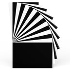 Heat Transfer Vinyl Bundle 16-Pack 12" x 10" Vinyl T Shirt, HTV Black and White by YUITCE
