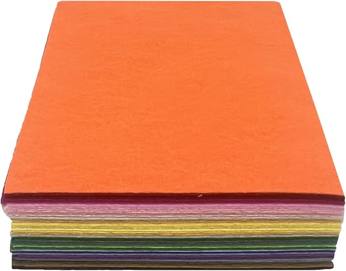 Felt Fabric Sheet 8"x12" DIY Hand Sewn Patches on Fabrics, Various Colored - Image 4