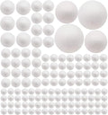 129 Pack Craft Foam Balls, 7 Sizes Including 1-4 Inches, Foam Balls by FFchuanhe