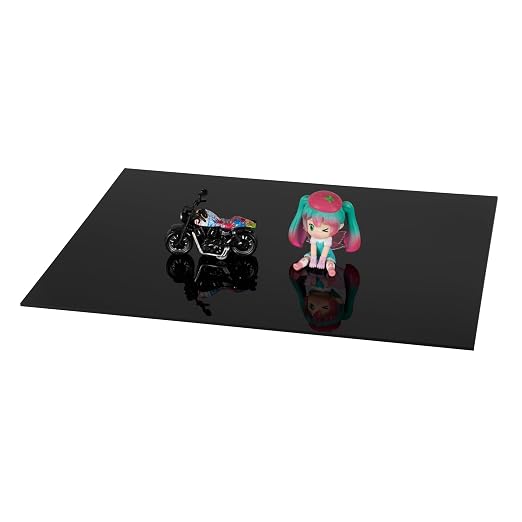 KAITELA Black Acrylic Sheet 18" x 24" Cast Plexiglass Panel 1/8" Thick Plastic - Image 5