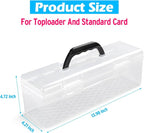 SUNEZLGO Storage Box For Toploader, Trading Card Storage Box Plastic, Playing - Image 3