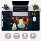 Cute Desk Mat Ghost Cartoon Mouse Pad Haunted House Style Desk Pad, Gaming - Image 6