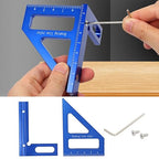 Imperial 3D Multi-Angle Measuring Ruler, 45/90 Degree Aluminum Alloy - Image 6