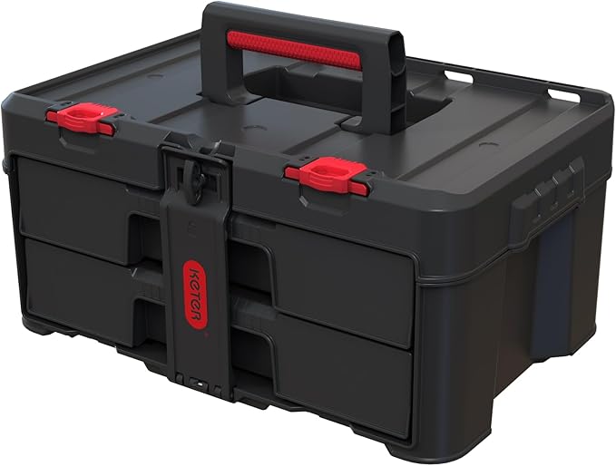 Keter Stack-n-Roll Two Drawer Tool Box by Unknown