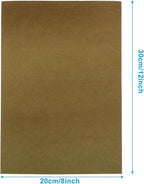6 Pcs 8 x 12 Inch Brown Felt Sheets, 2mm Thick | Felt Fabric - Image 3